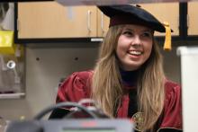 Alina's Hooding Ceremony