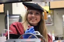 Alina's Hooding Ceremony